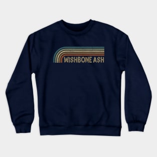 Wishbone Ash Retro Stripes Crewneck Sweatshirt